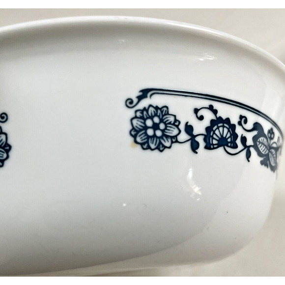 Corelle Corning 2 Vtg Old Town Blue Onion Soup Cereal Bowls + Campbell MmMm Good - Picture 6 of 13